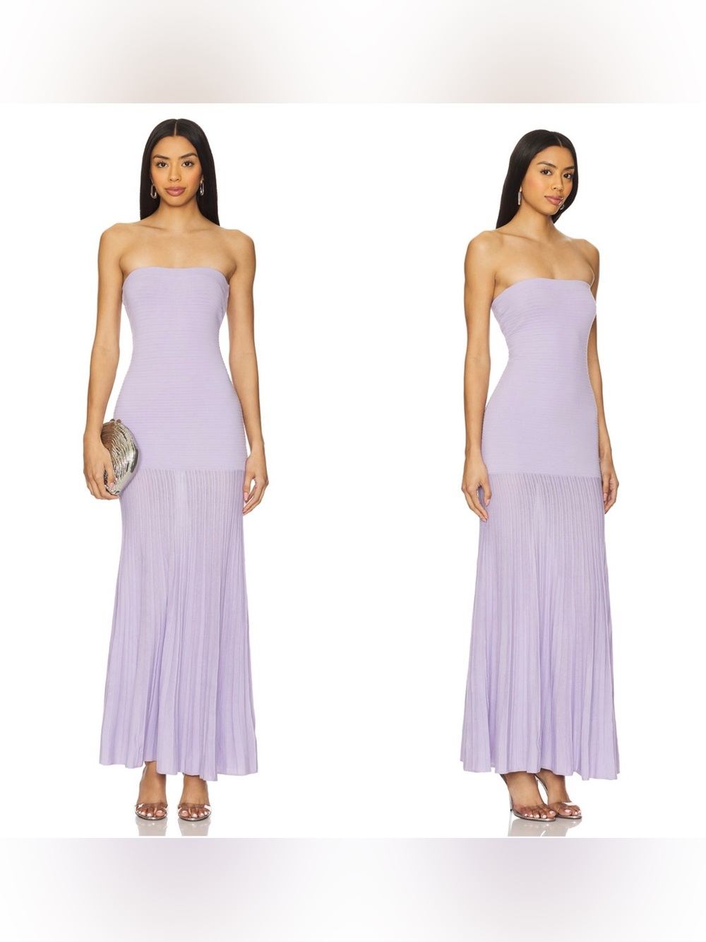 NWT Line & Dot Arlo knit tube dress in Lilac